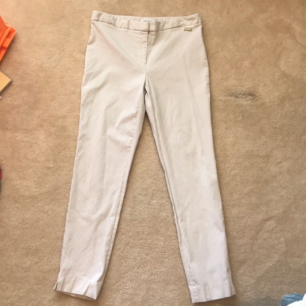 Calvin Klein striped pants